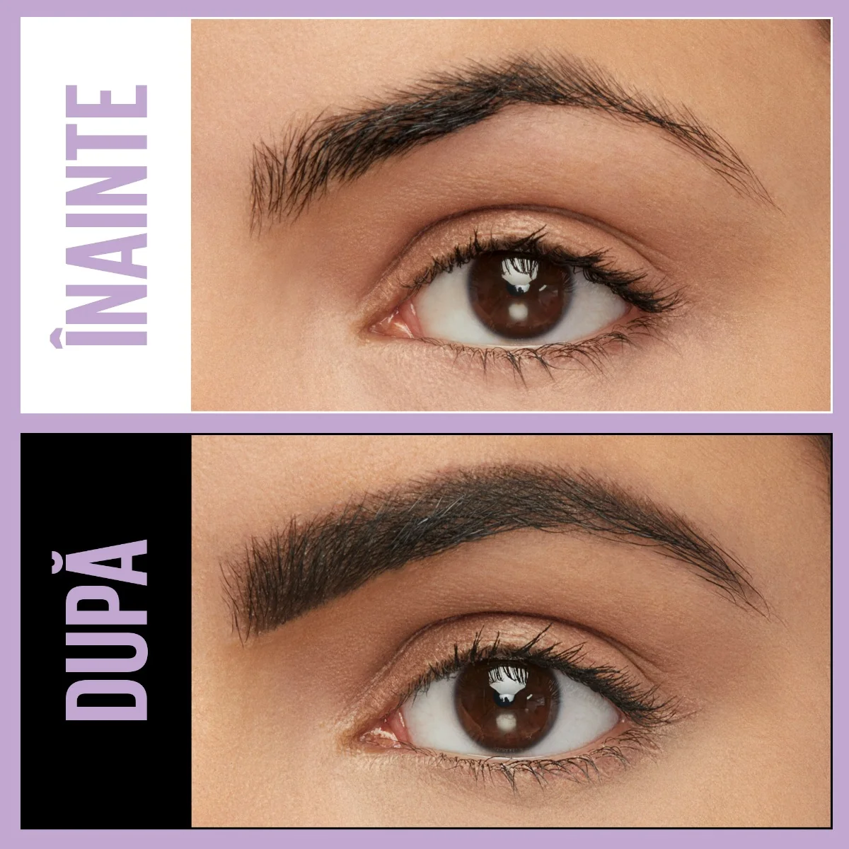 Creion pentru definirea sprancenelor Brow Ultra Slim 04 Medium Brown Express Brow, 0.85g, Maybelline