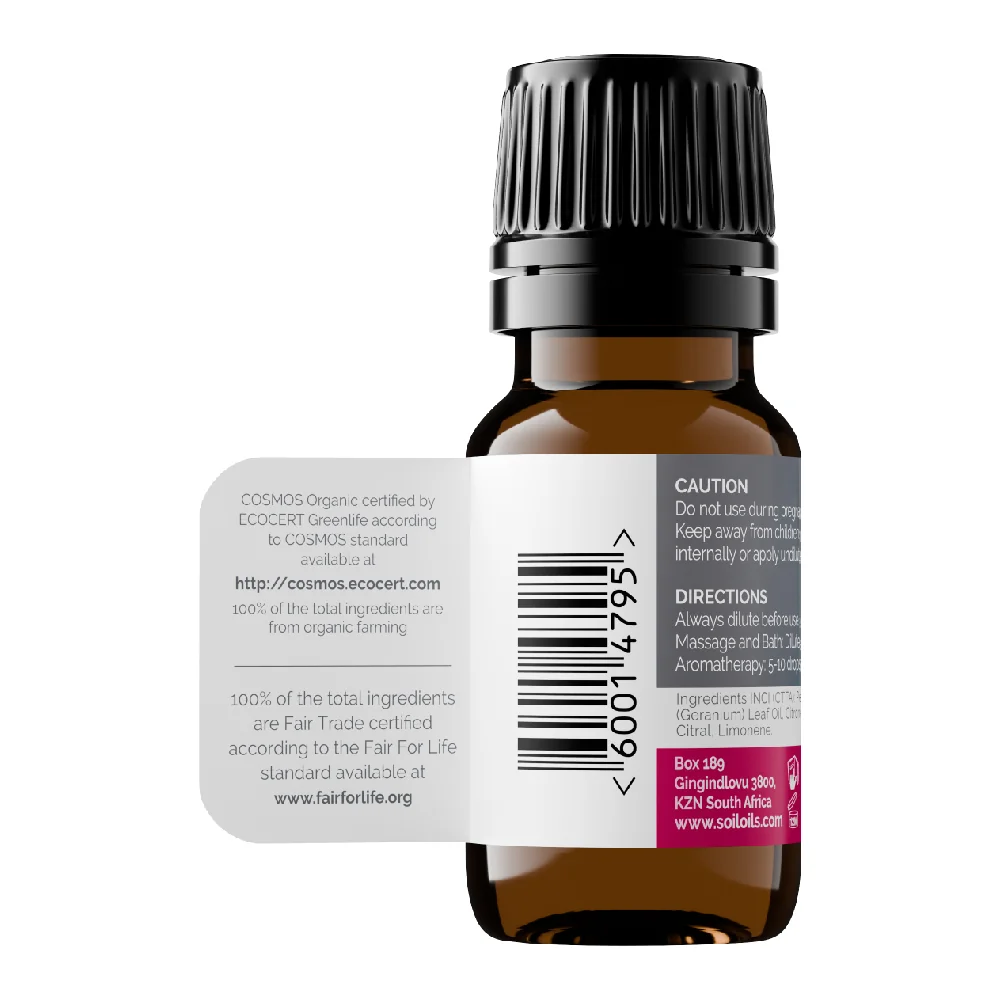Ulei Esential muscata-trandafir Pur 100% Organic, 10ml, Soil