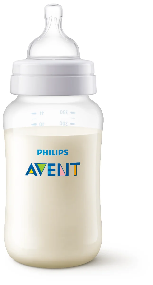 Biberon anti-colici pentru +3 luni SCY106/01, 330ml, Philips Avent