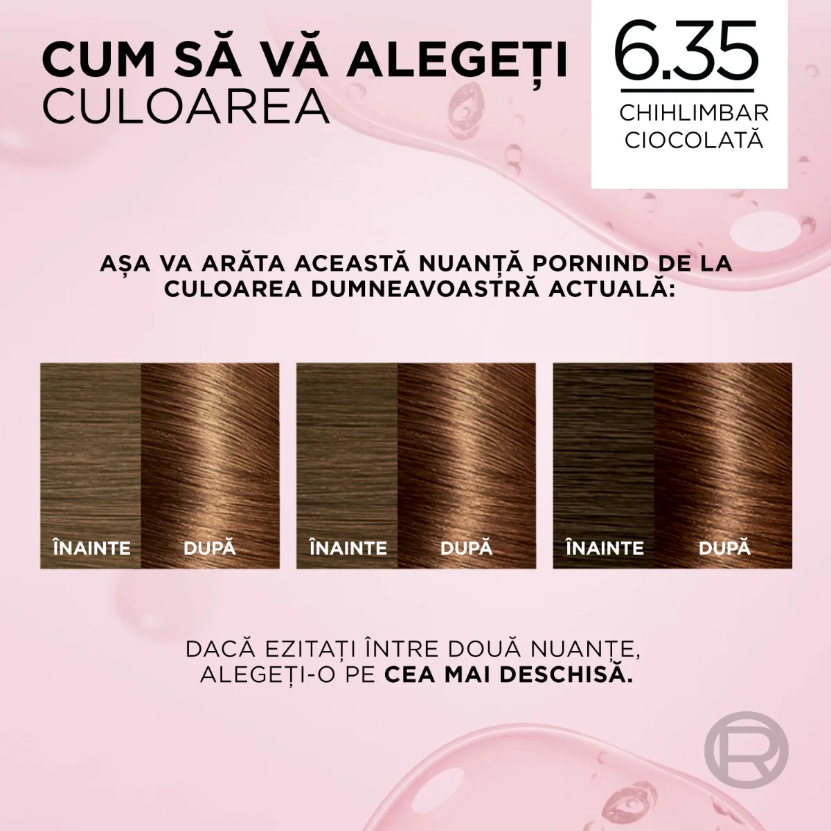 Vopsea de par permanenta Excellence Creme 6.35 Maro Ciocolata, 192ml, L'Oreal Paris