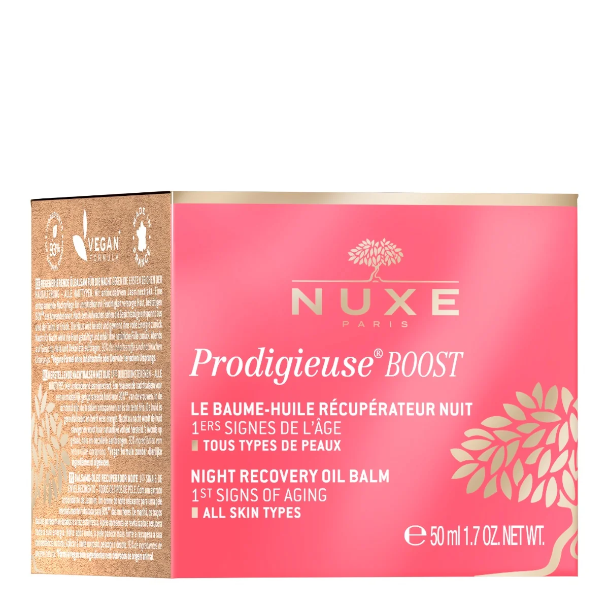 Balsam de noapte pentru toate tipurile de ten Prodigieuse Boost, 50ml, Nuxe