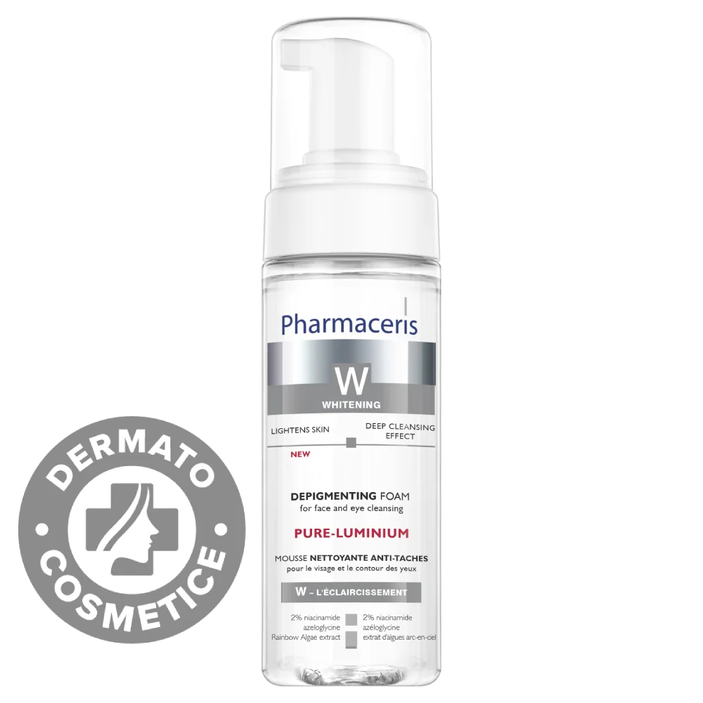 Spuma de curatare pentru fata si ochi W, 150ml, Pharmaceris