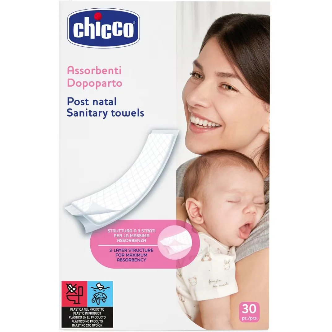 Absorbante sanitare postnatale, 30 bucati, Chicco