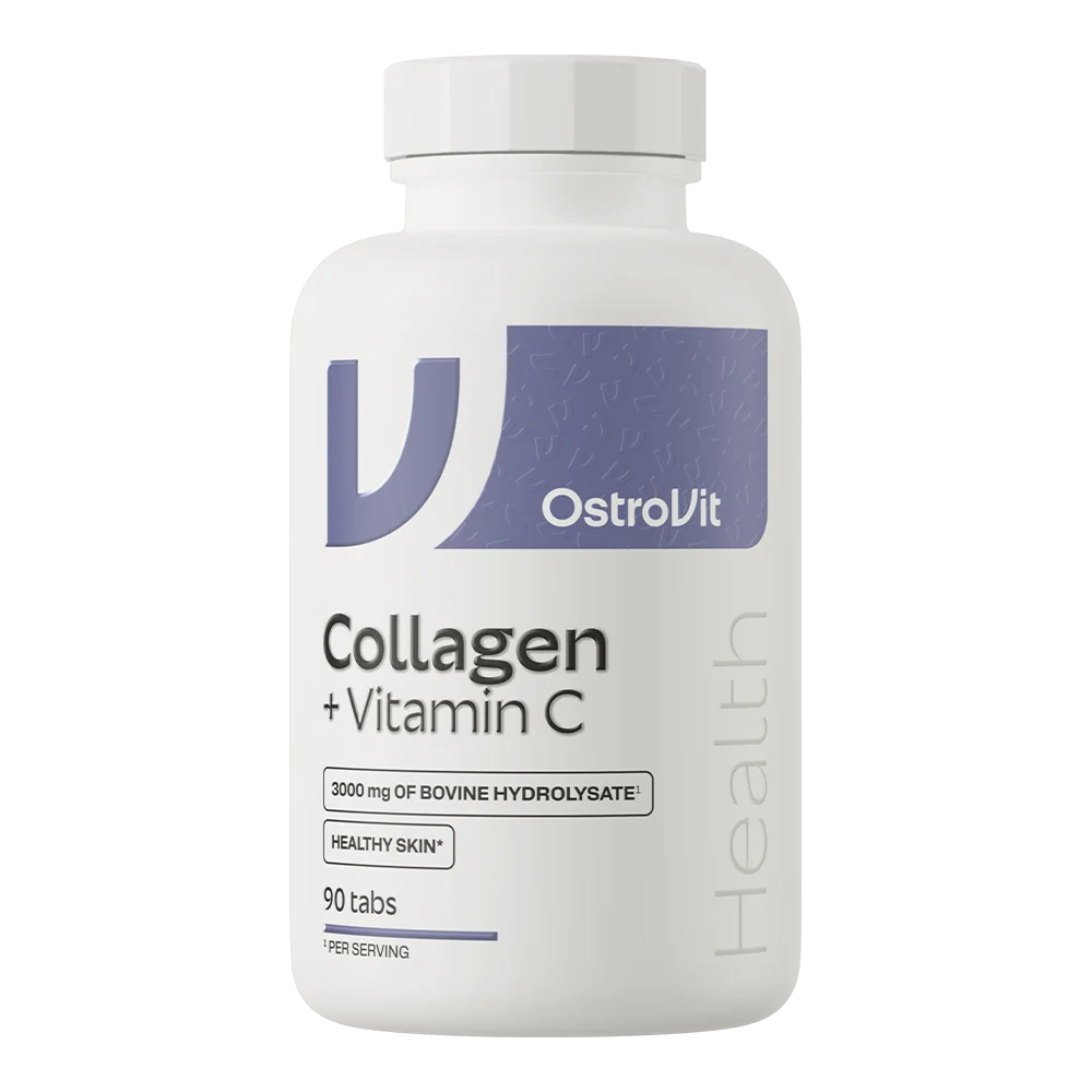 Colagen hidrolizat cu Vitamina C, 90 tablete, OstroVit