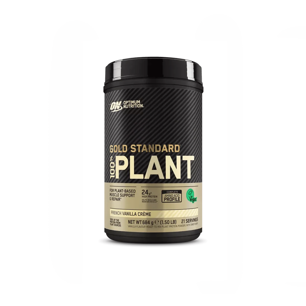 Proteine vegetale Gold Standard 100% Plant cu aroma de vanilie, 684g, Optimum Nutrition