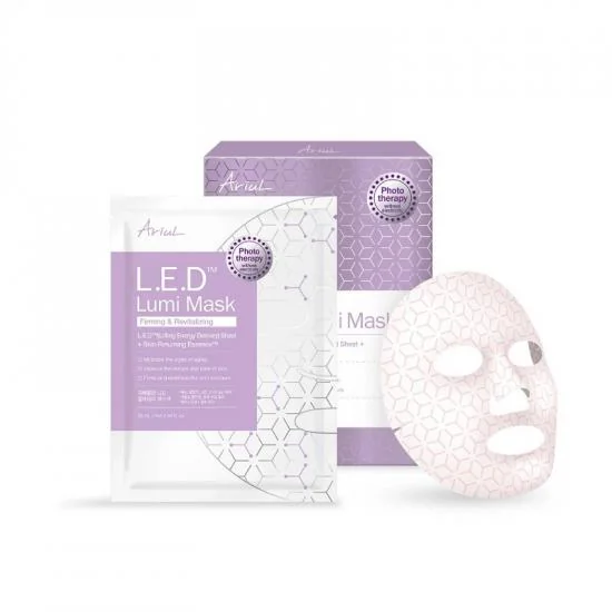 Set masti servetel cu terapie luminoasa, 5 x 18ml, Ariul