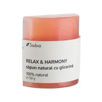 Sapun natural cu glicerina Relax and Harmony, 130g, Sabio