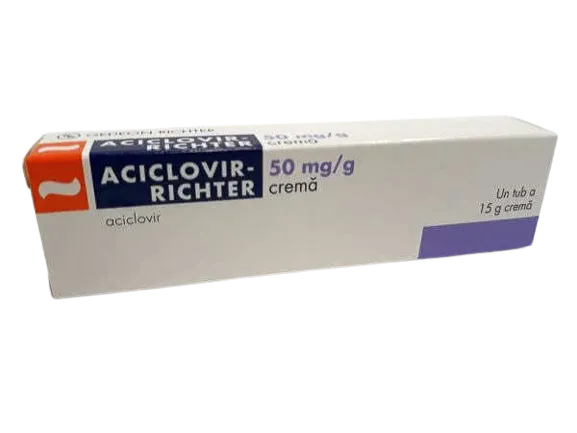 Aciclovir-Richter crema 50mg/g, 15g, Gedeon Richter