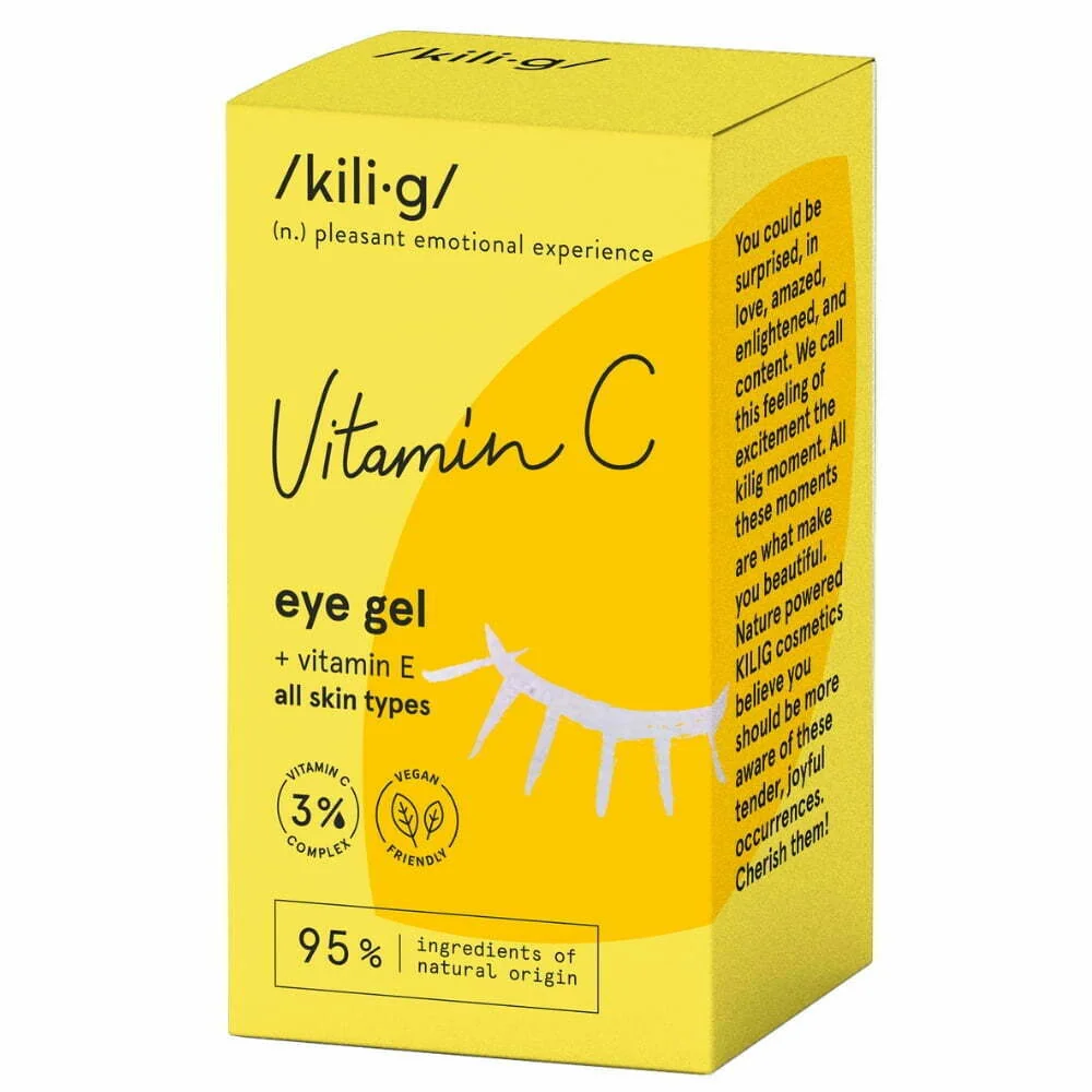 Gel contur de ochi Vitamina C, 15ml, Kilig