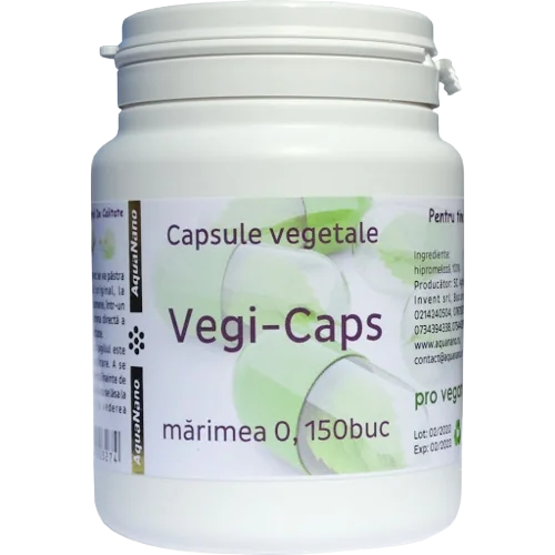 Capsule vegetale goale Vegi-Caps, 150 bucati, Aghoras