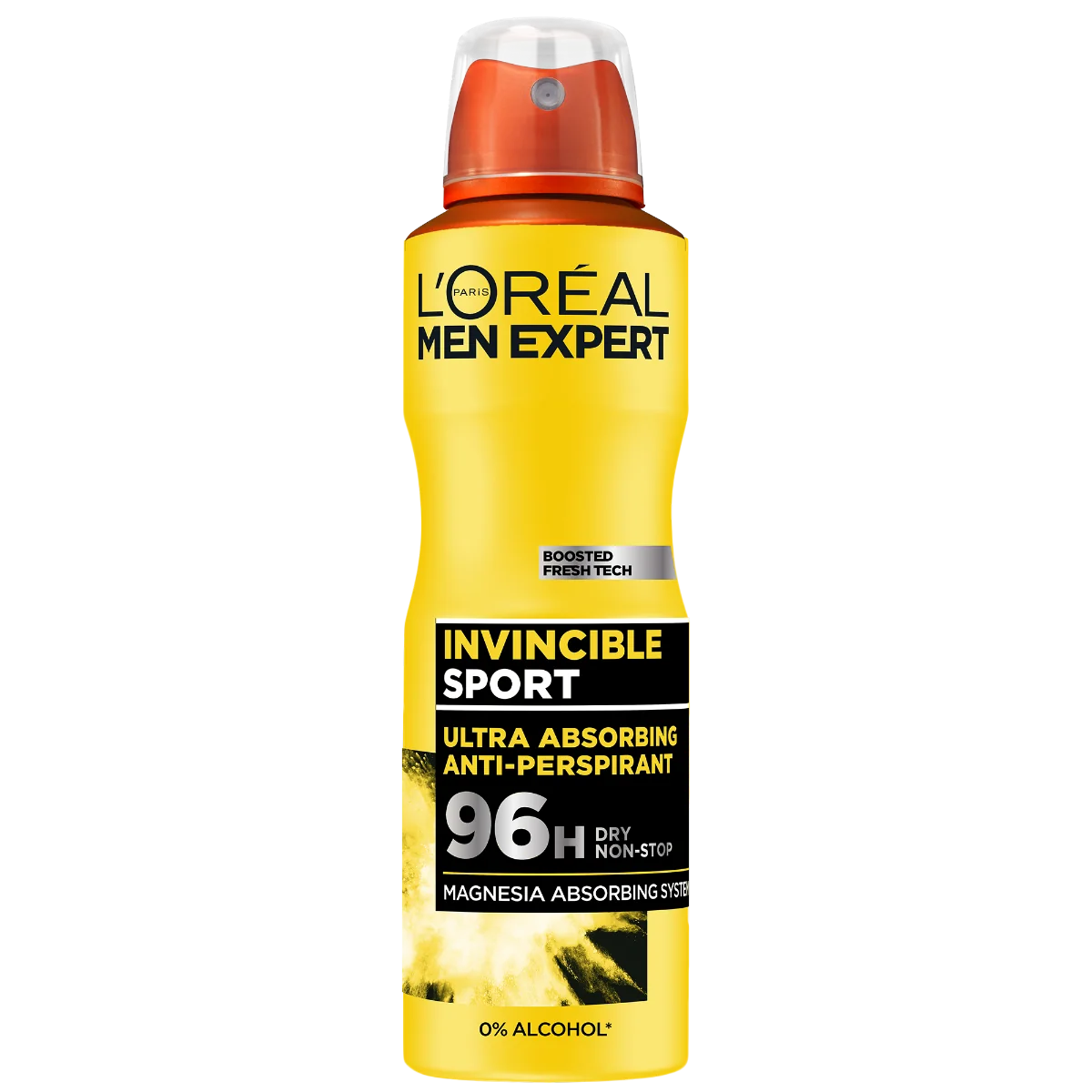 Spray antiperspirant fara alcool Invincible Sport, 150ml, L'oreal Men Expert