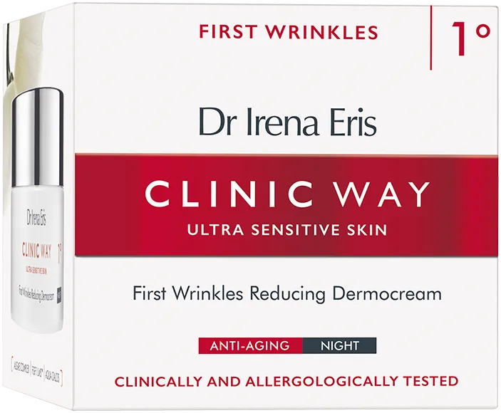 Crema de noapte anti-aging primele riduri 1°, 50ml, Dr. Irena Eris Clinic Way 