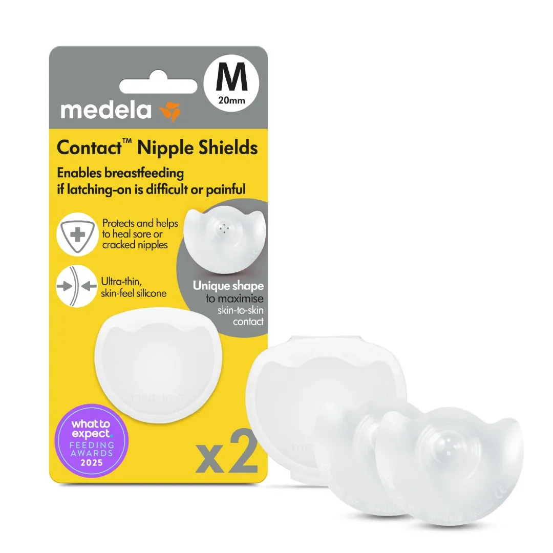 Protectii din silicon pentru mameloane marimea M, 2 bucati, Medela