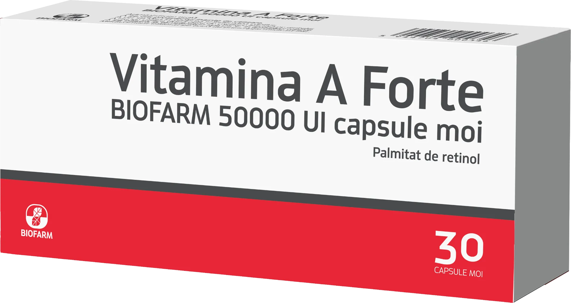 Vitamina A Forte 50000UI, 30 capsule moi, Biofarm