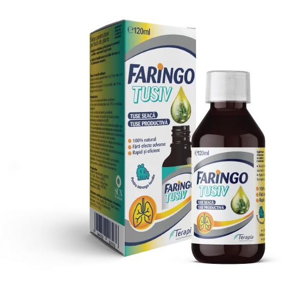 Sirop Faringo Tusiv, 120ml, Terapia