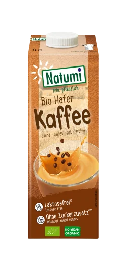 Bautura Bio fara zahar  din ovaz cu cafea, 1l, Natumi