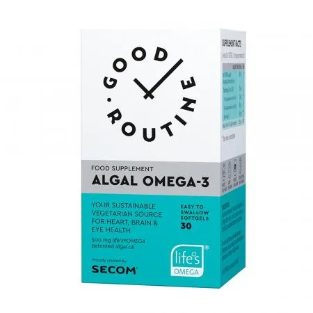 Algal Omega-3 Good Routine, 30 capsule, Secom