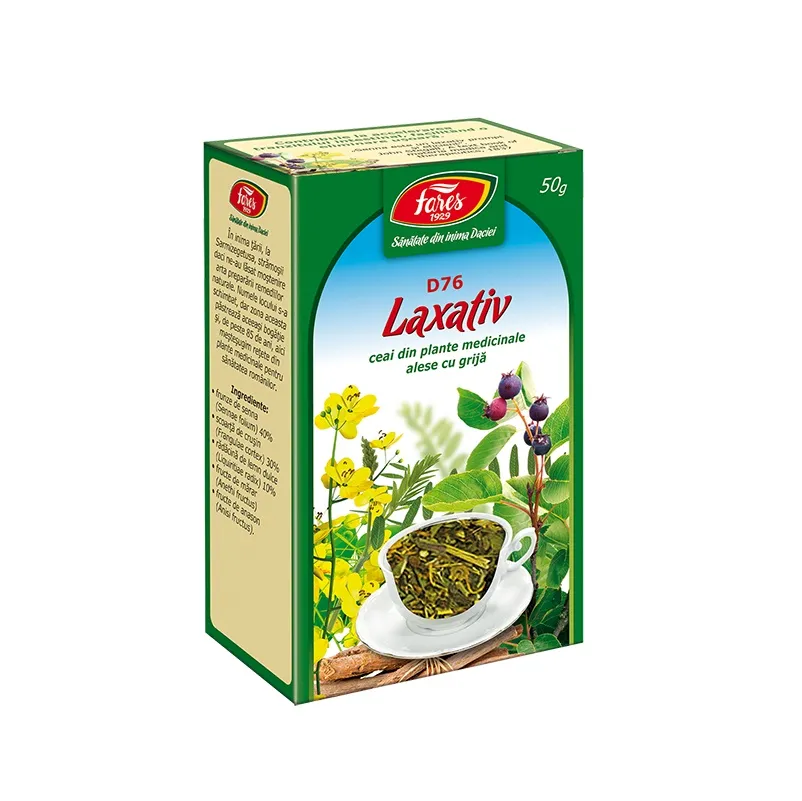 Ceai Laxativ, 50 g, Fares