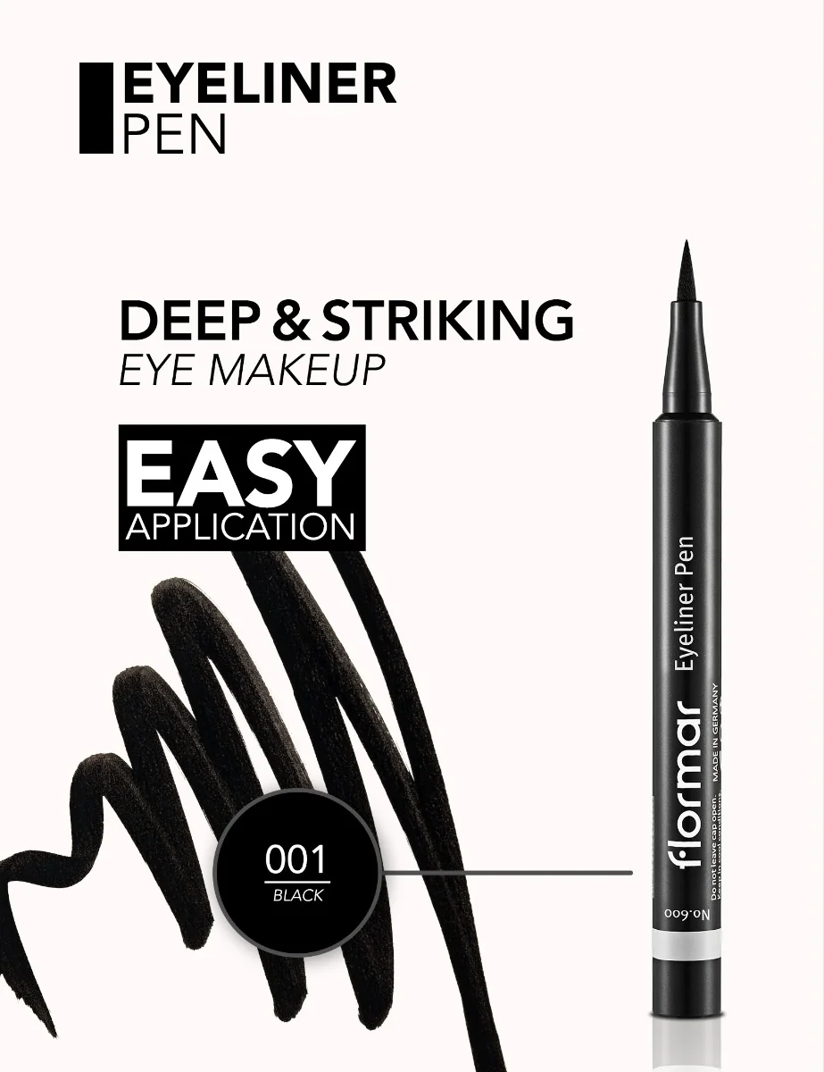 Tus de ochi carioca 01 Black, 1ml, Flormar 