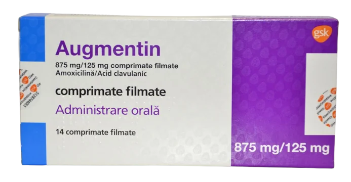 Augmentin 875mg/125mg, 14 comprimate filmate, GSK