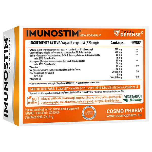 Imunostim, 30 capsule, Cosmopharm