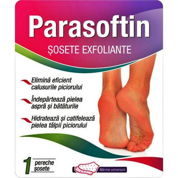 Sosete exfoliante Parasoftin, 1 pereche, Adex-Cosmetics 