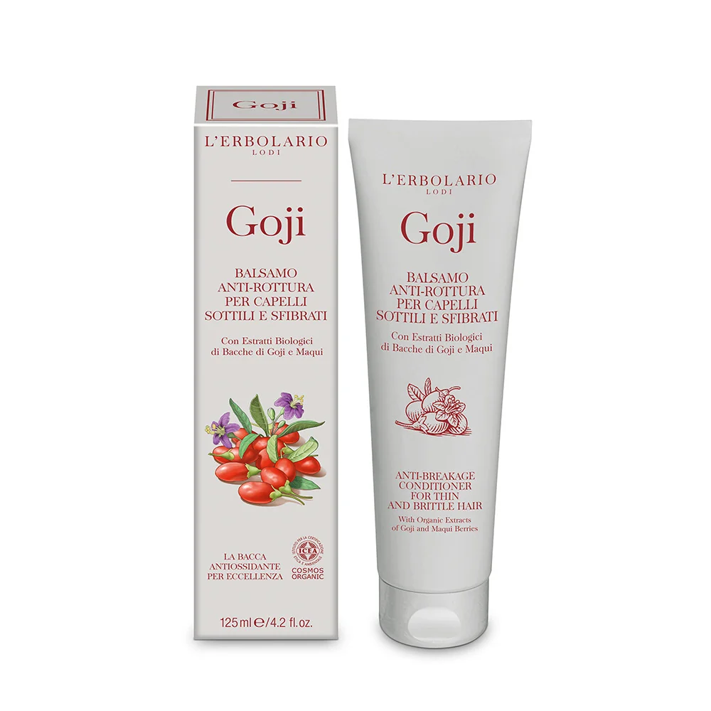 L'Erbolario Balsam pentru par fragil Goji, 125ml