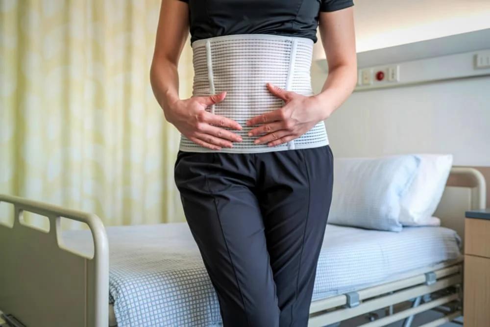 Centura abdominala post-operatorie: cand ajuta si cat timp se poarta?