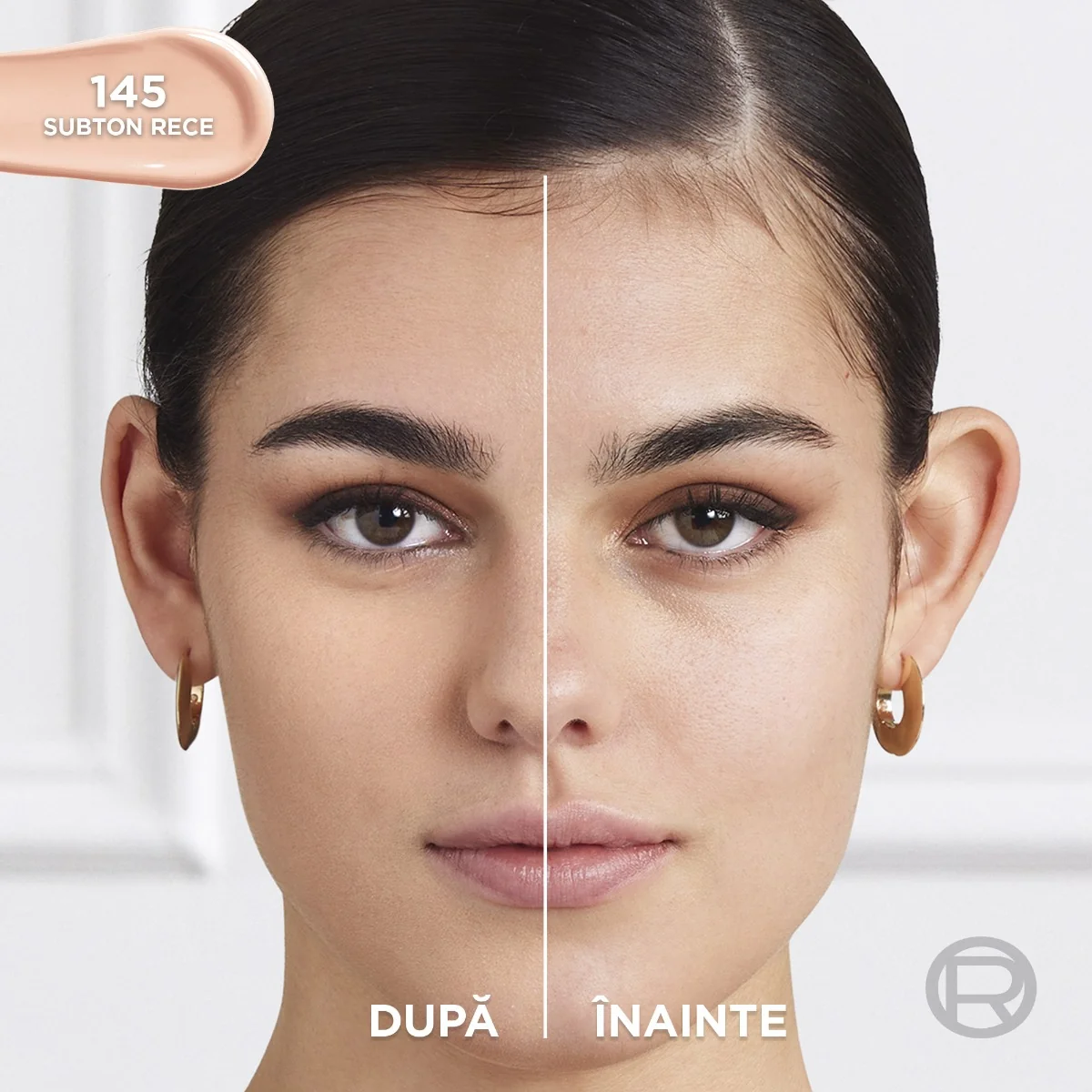 Fond de ten rezistent la transfer Infaillible 32H Fresh Wear 145 Rece, 30ml, L'Oreal Paris
