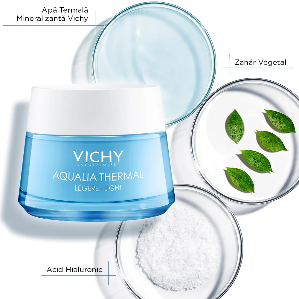 Crema hidratanta pentru ten normal Aqualia Thermal, 50ml, Vichy