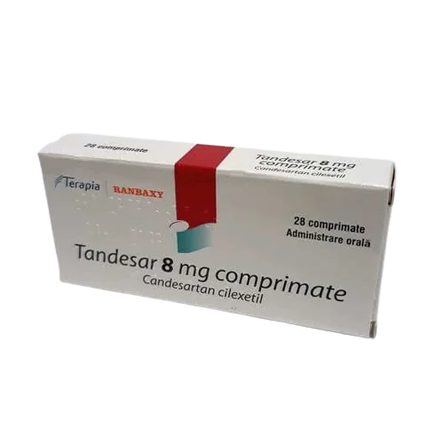 Tandesar 8mg, 28 comprimate, Terapia