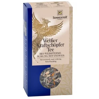 Ceai Bio Alb Sursa Puterii cu Ghimbir, 70g, Sonnentor