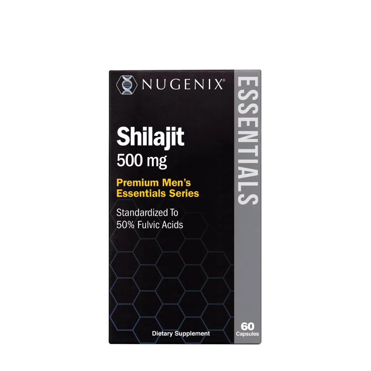 Rasina pura de Shilajit din Himalaya Nugenix® Shilajit, 60 capsule, GNC