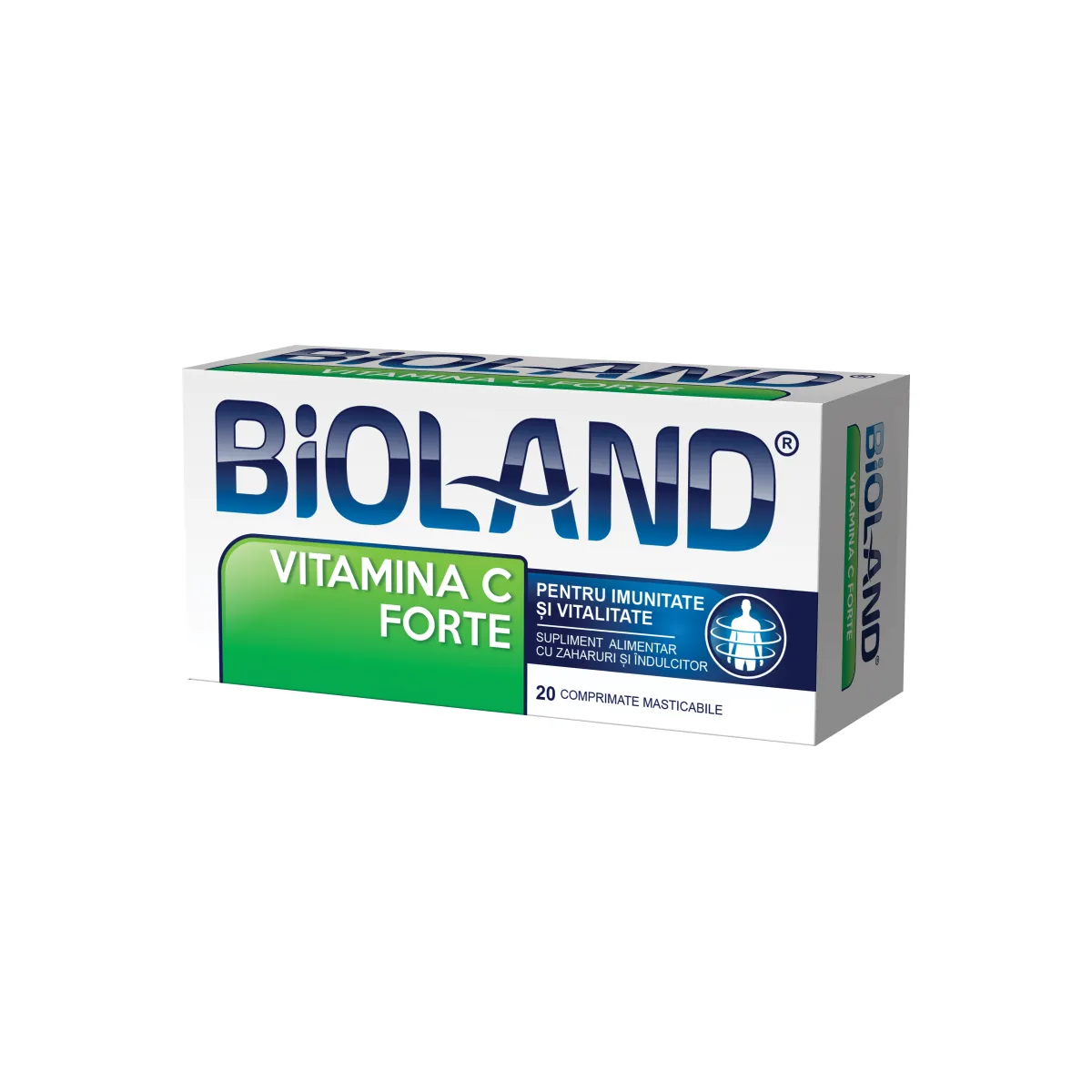 Bioland Vitamina C Forte 500mg, 20 comprimate, Biofarm