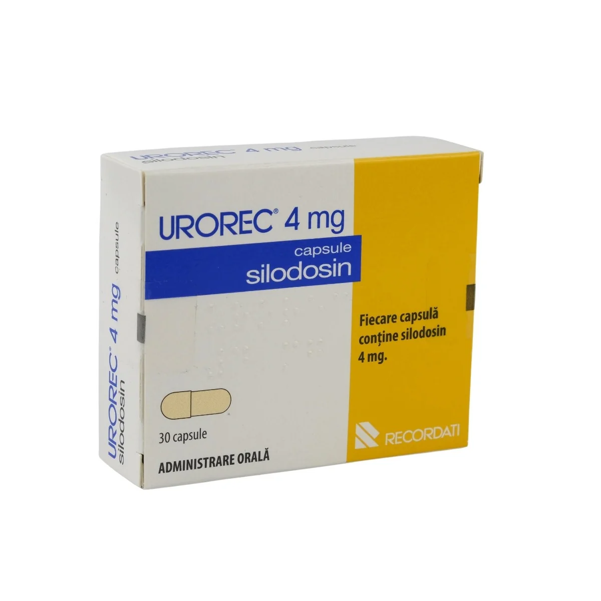 Urorec 4 mg, 30 capsule, Recordati | Dr.Max Farmacie