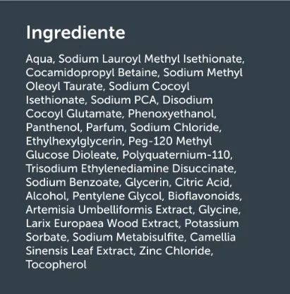 Lista de ingrediente Lista de ingrediente