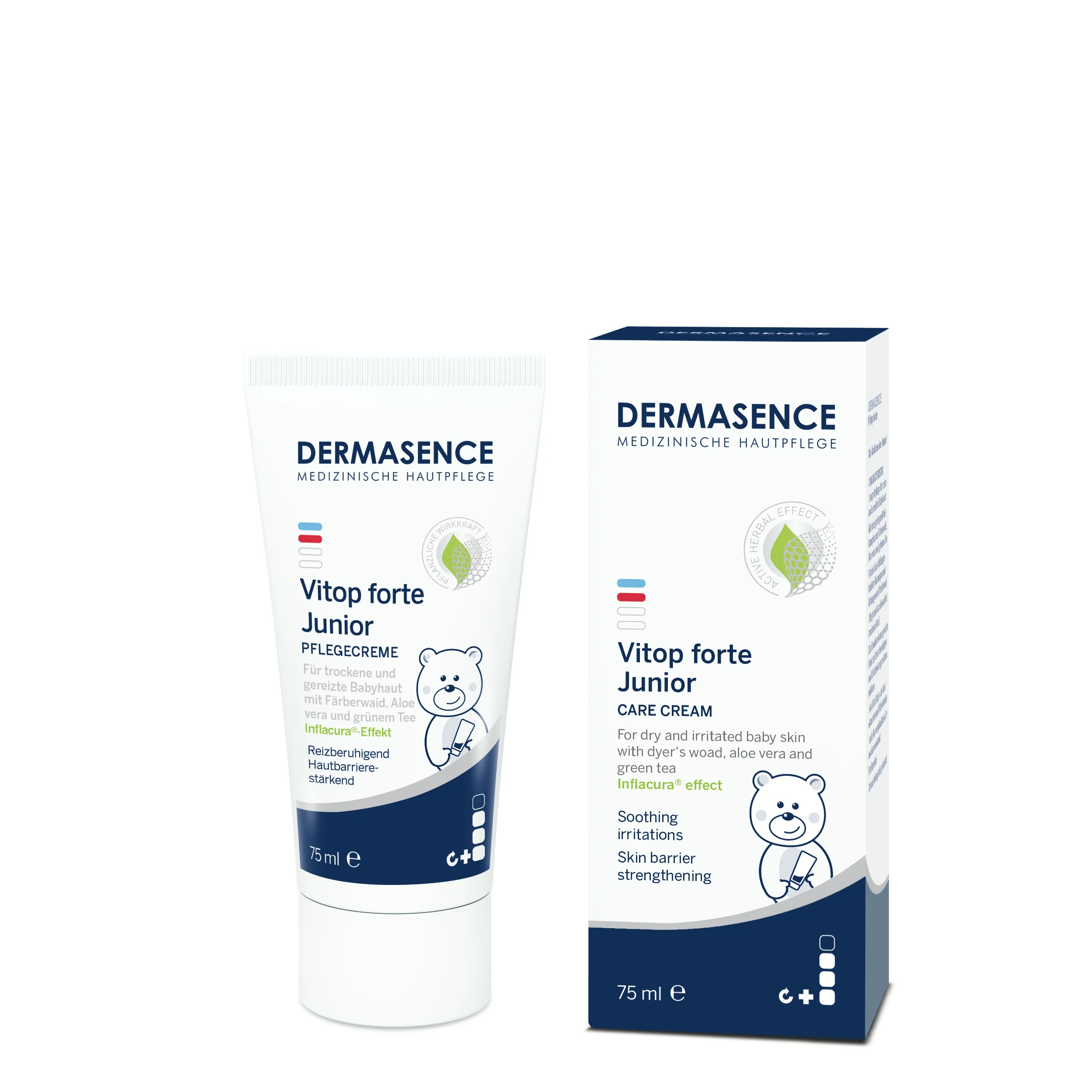 Emulsie pentru pielea uscata a copiilor si a bebelusilor Vitop Forte Junior, 75ml, Dermasence