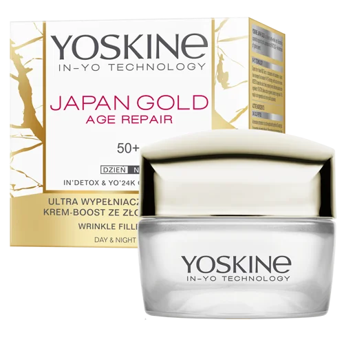 Crema pentru umplerea ridurilor de zi si noapte pentru ten 50+ Japan Gold Age Repair, 50ml, Yoskine