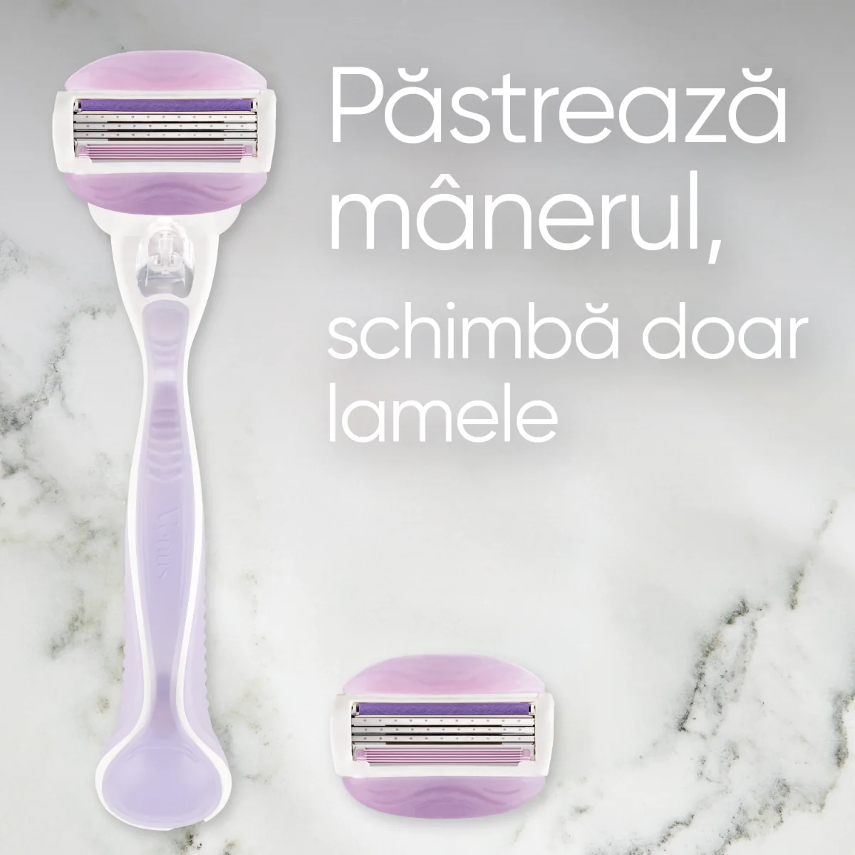 Aparat de ras pentru femei + rezerva Venus ComfortGlide Breeze, 1 bucata, Gillette