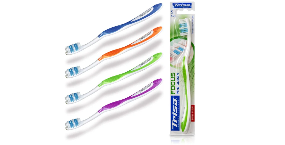 Periuta de dinti Focus Pro Clean Soft, 1 bucata, Trisa