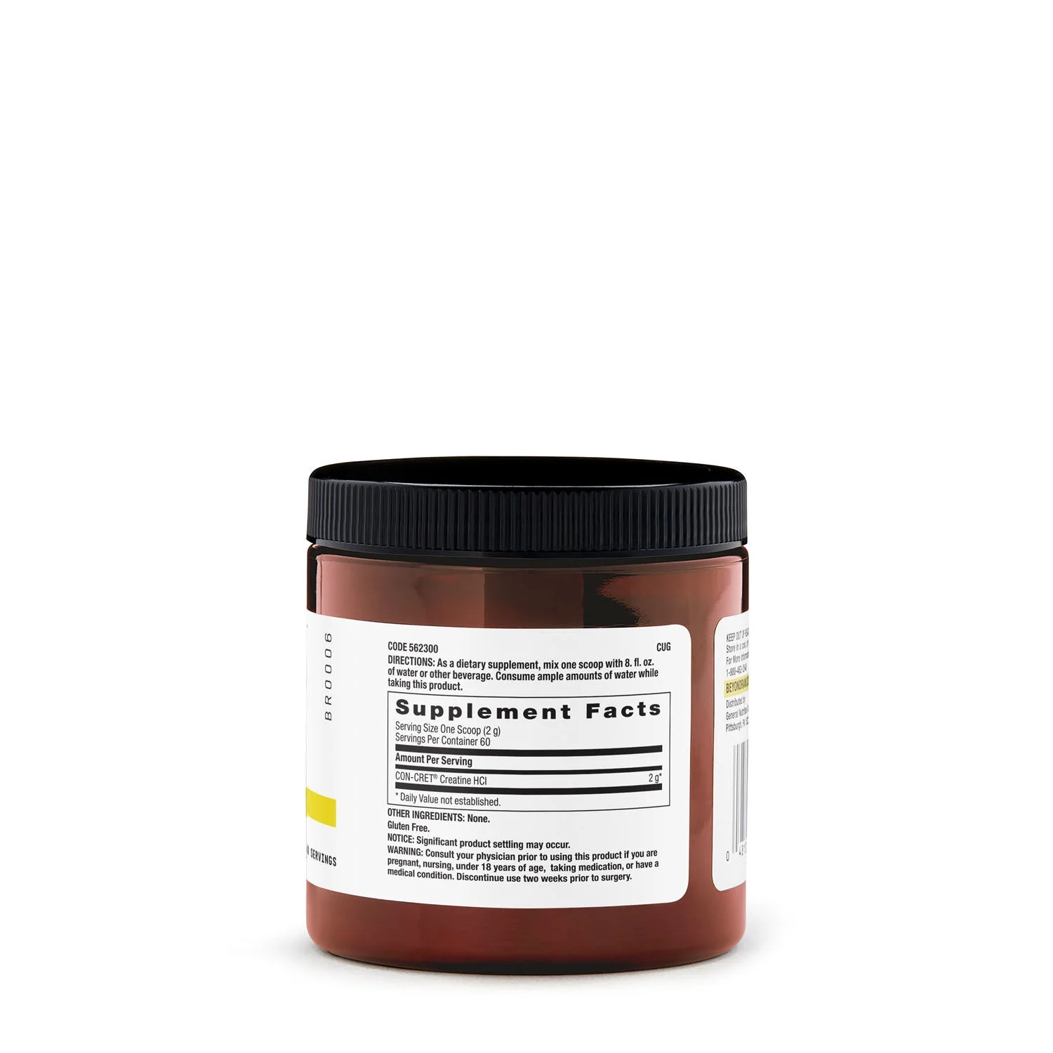 Creatina HCI Chemistry Labs, 120g, Beyond Raw