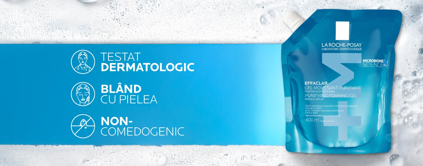 Testat dermatologic, bland cu pielea, non-comedogenic