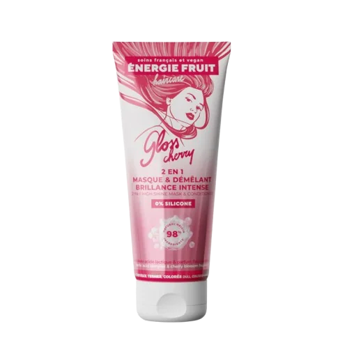Masca de par 2 in 1 pentru stralucire intensa si descurcare cu Extract de cirese, 200ml, Energie Fruit