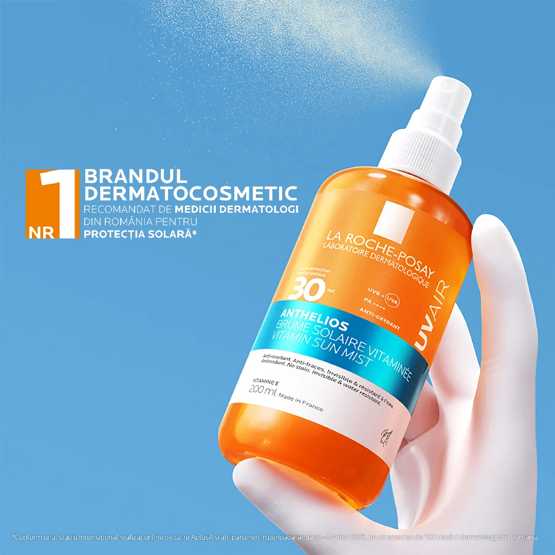 Spray solar cu Vitamine SPF30 Anthelios UVAir, 200ml, La Roche-Posay