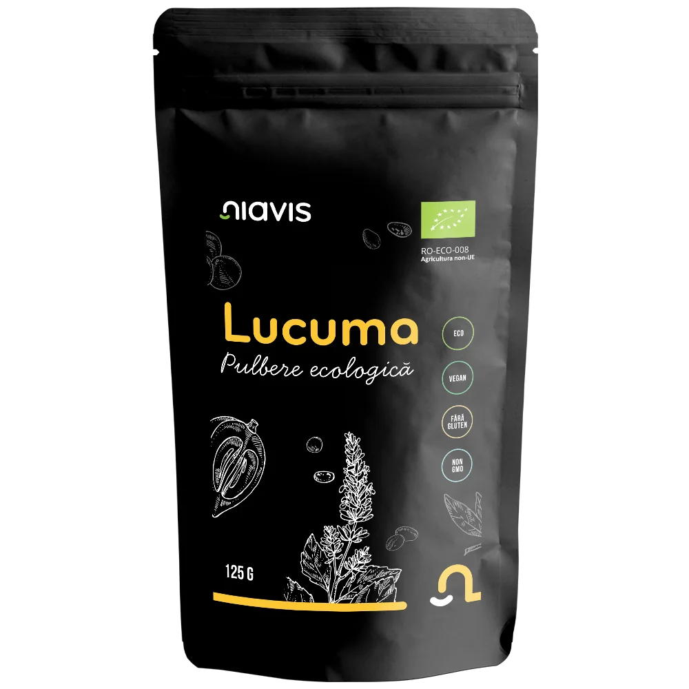 Pulbere bio de lucuma, 125g, Niavis