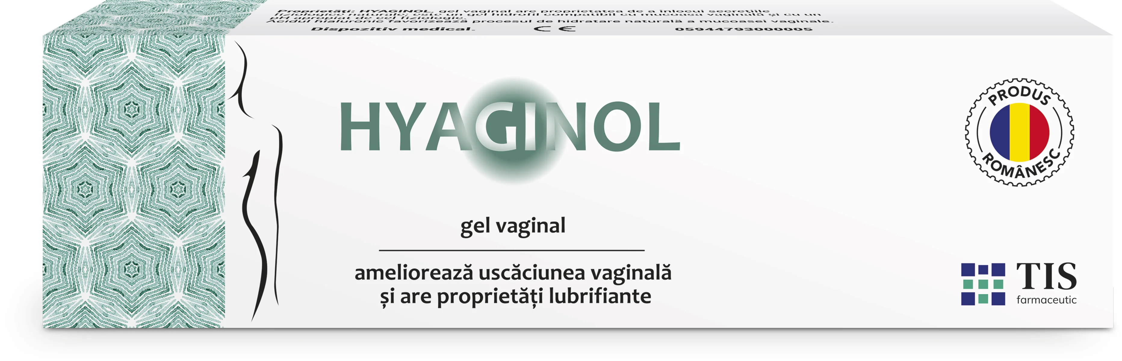 Hyaginol gel vaginal, 40 ml, Tis Farmaceutic