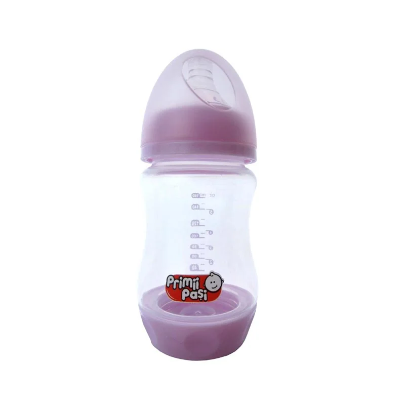 Biberon cu gat larg, 160ml, Primii Pasi