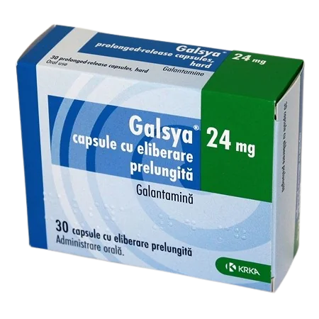Galsya 24mg, 30 capsule cu eliberare prelungita, KRKA