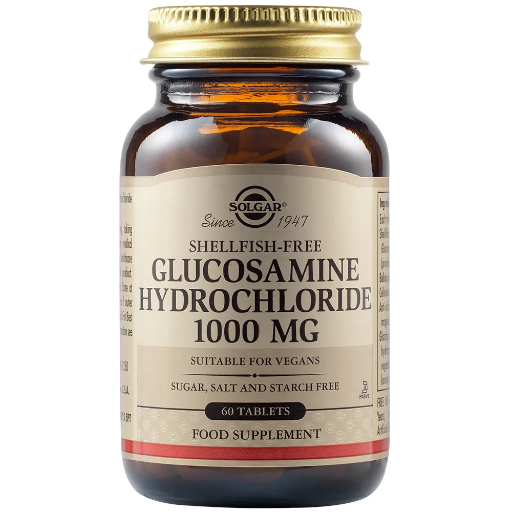 Hidroclorura de glucozamina, 60 tablete, Solgar