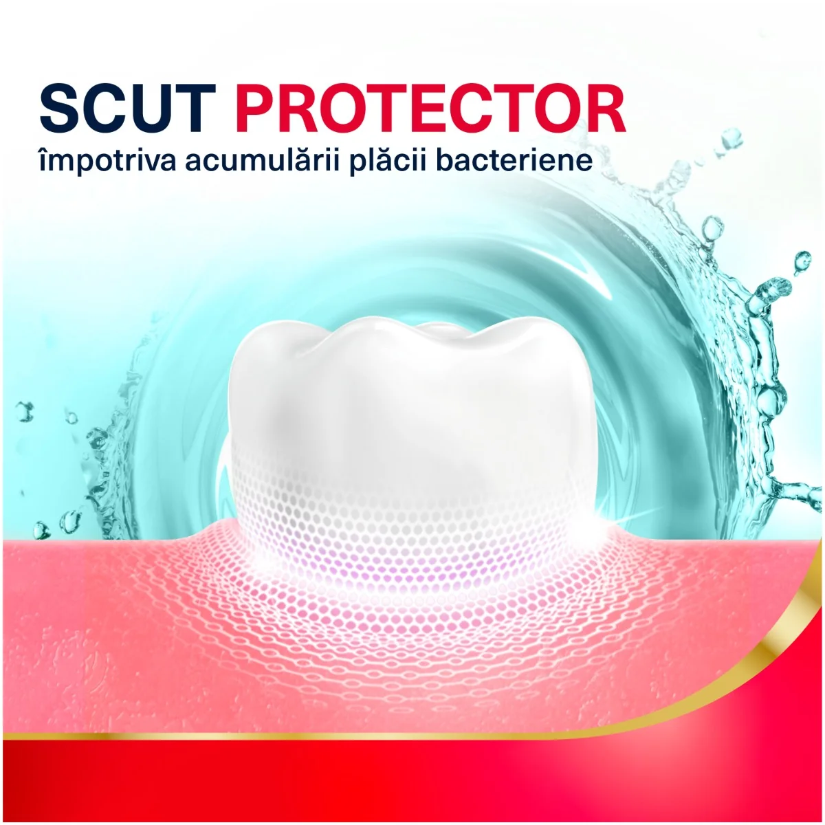 Apa de gura fara alcool Active Gum Health Fresh Mint, 500ml, Parodontax